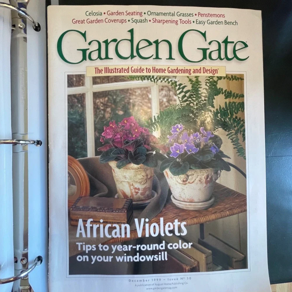 Garden Gate Magazine 1999 Issues 25-30 Collection with Official Green Binder
